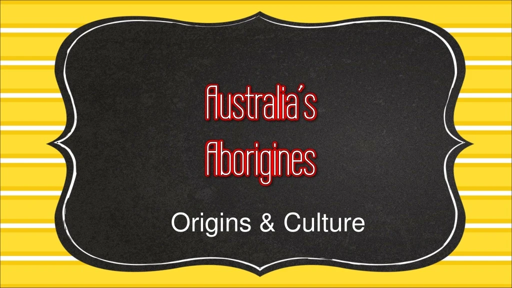 australia s aborigines