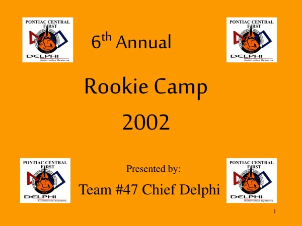 Rookie Camp 2002