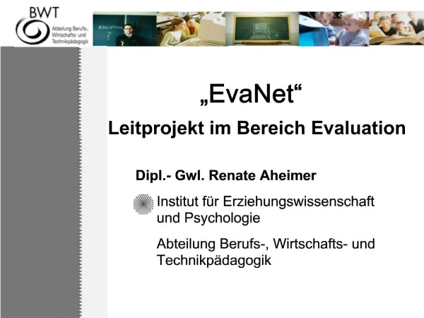 EvaNet Leitprojekt im Bereich Evaluation
