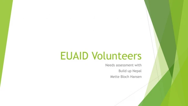 EUAID Volunteers