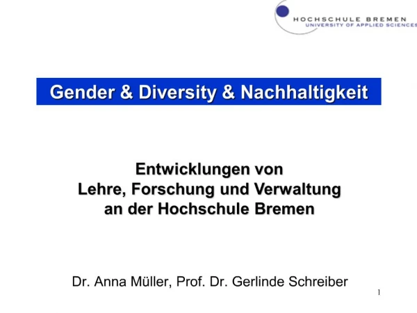 Gender Diversity Nachhaltigkeit