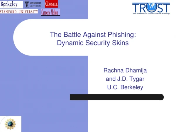The Battle Against Phishing: Dynamic Security Skins