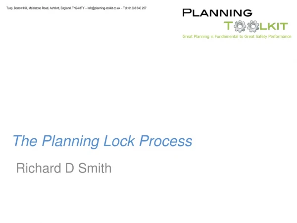 The Planning Lock Process