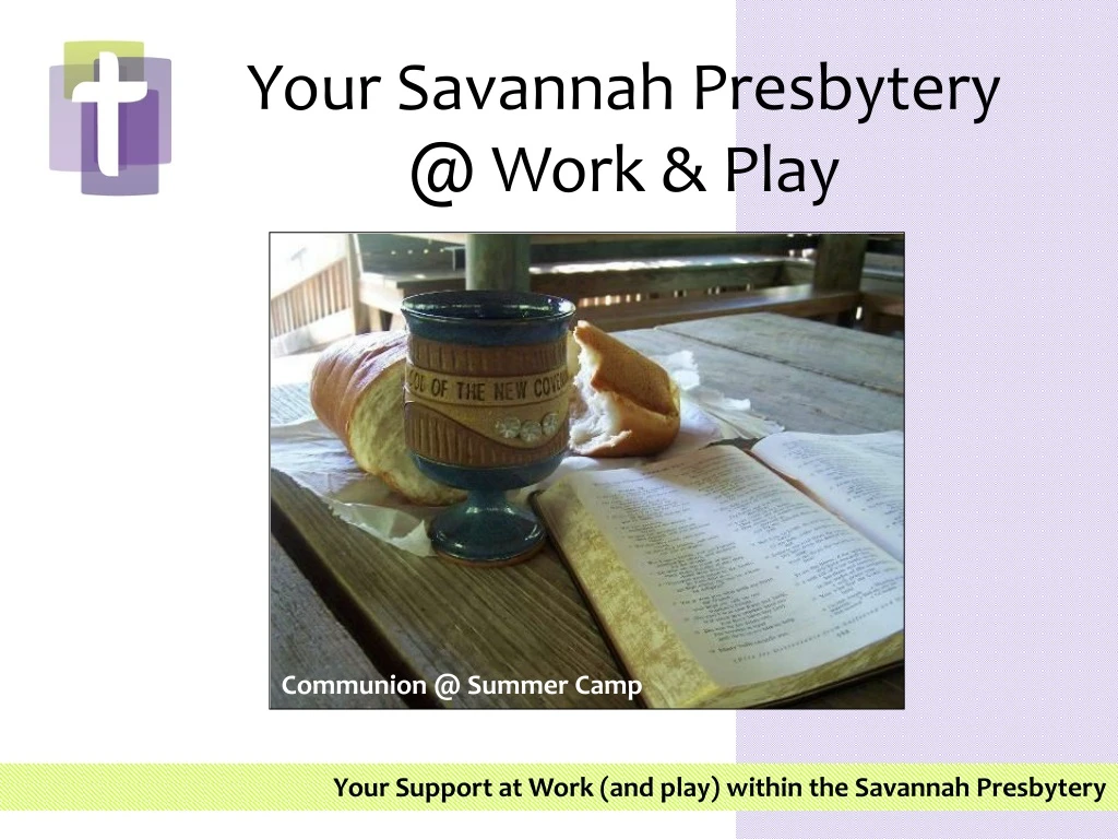 your savannah presbytery @ work play