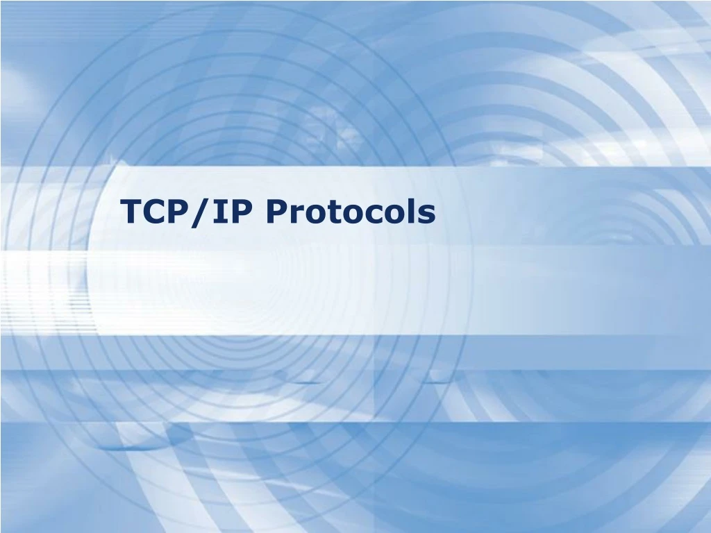 tcp ip protocols
