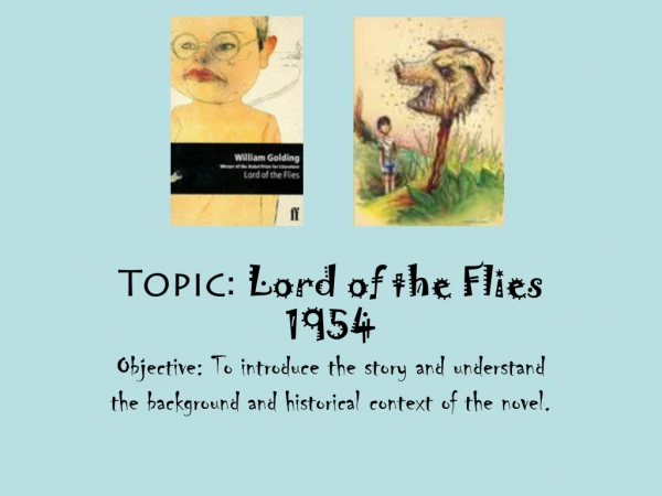 Topic: Lord of the Flies 1954
