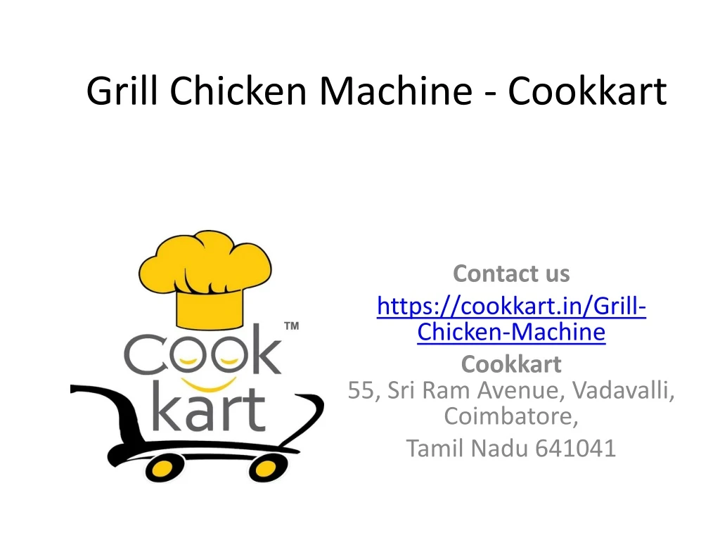 grill chicken machine cookkart