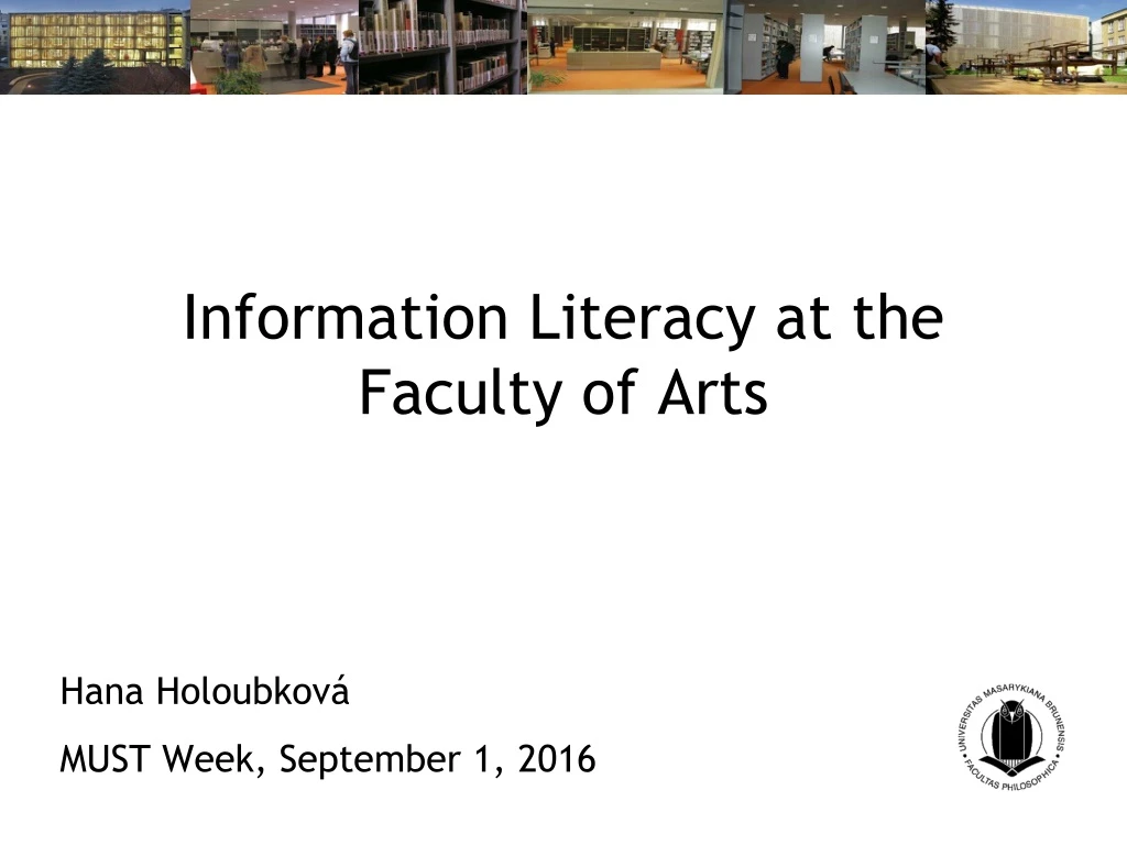 information literacy at the faculty of arts