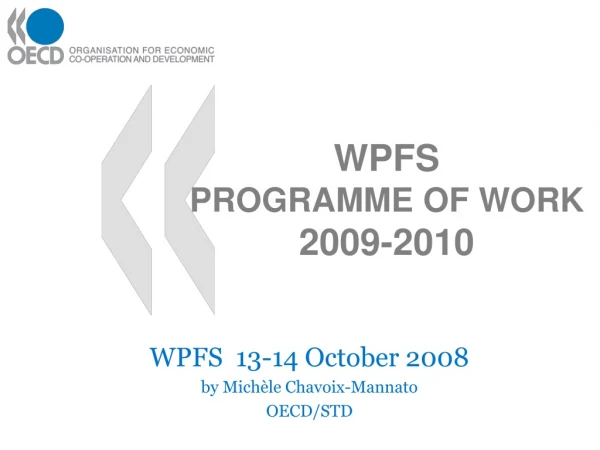 WPFS PROGRAMME OF WORK 2009-2010