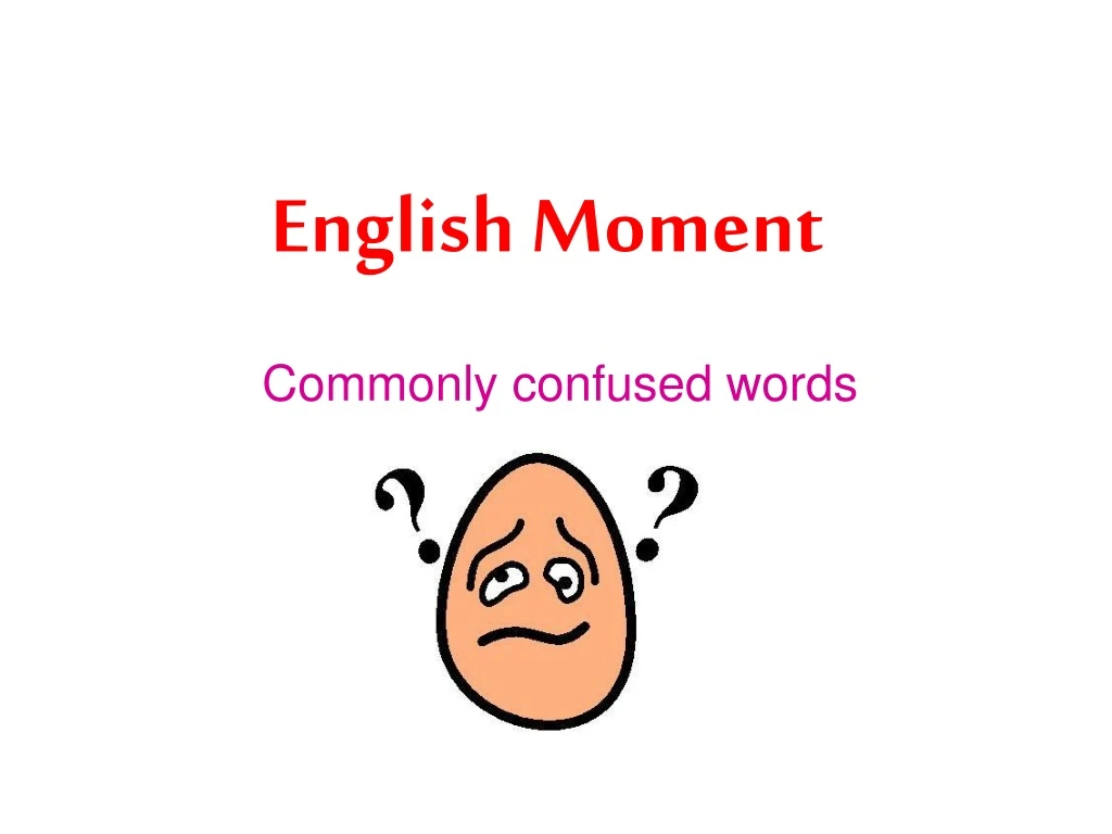 english moment