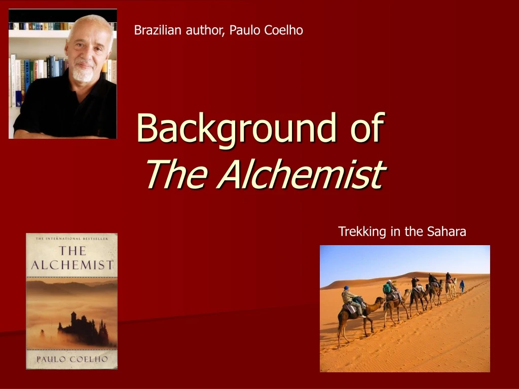 background of the alchemist