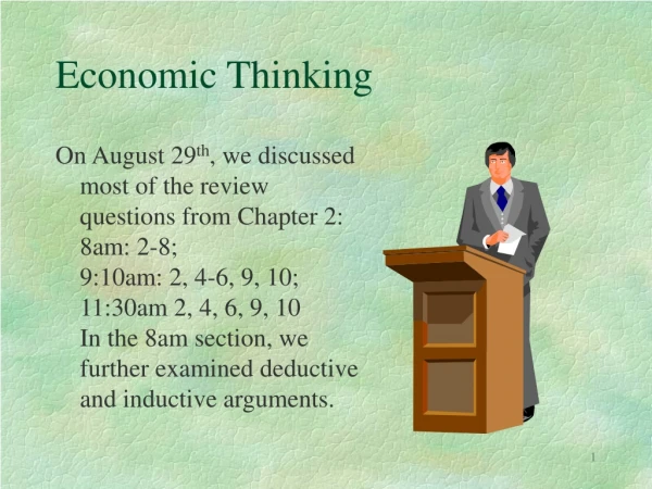 Economic Thinking