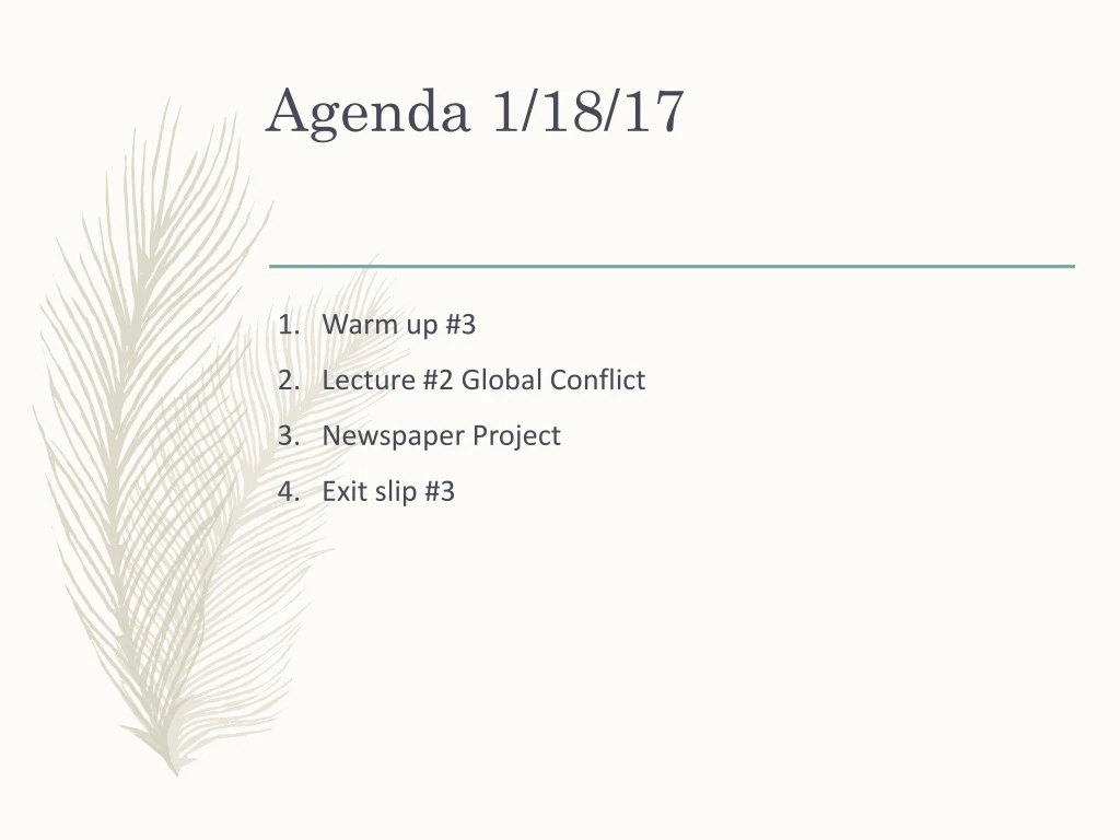 agenda 1 18 17
