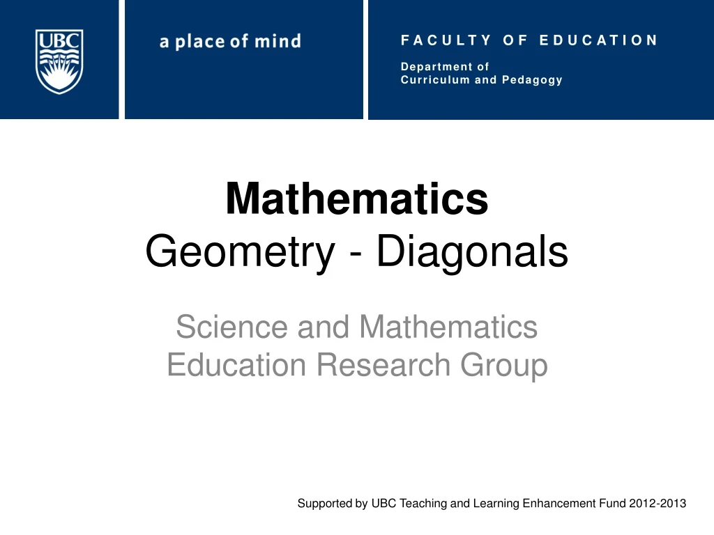 mathematics geometry diagonals