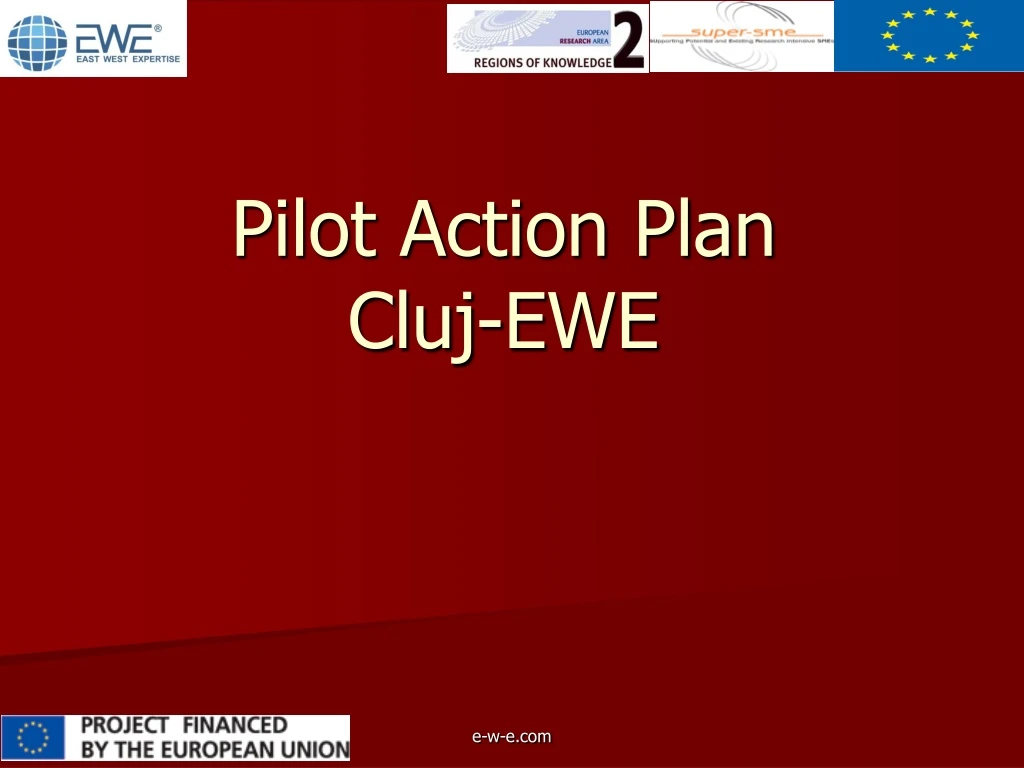 pilot action plan cluj ewe