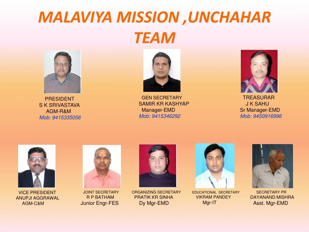 malaviya mission unchahar team