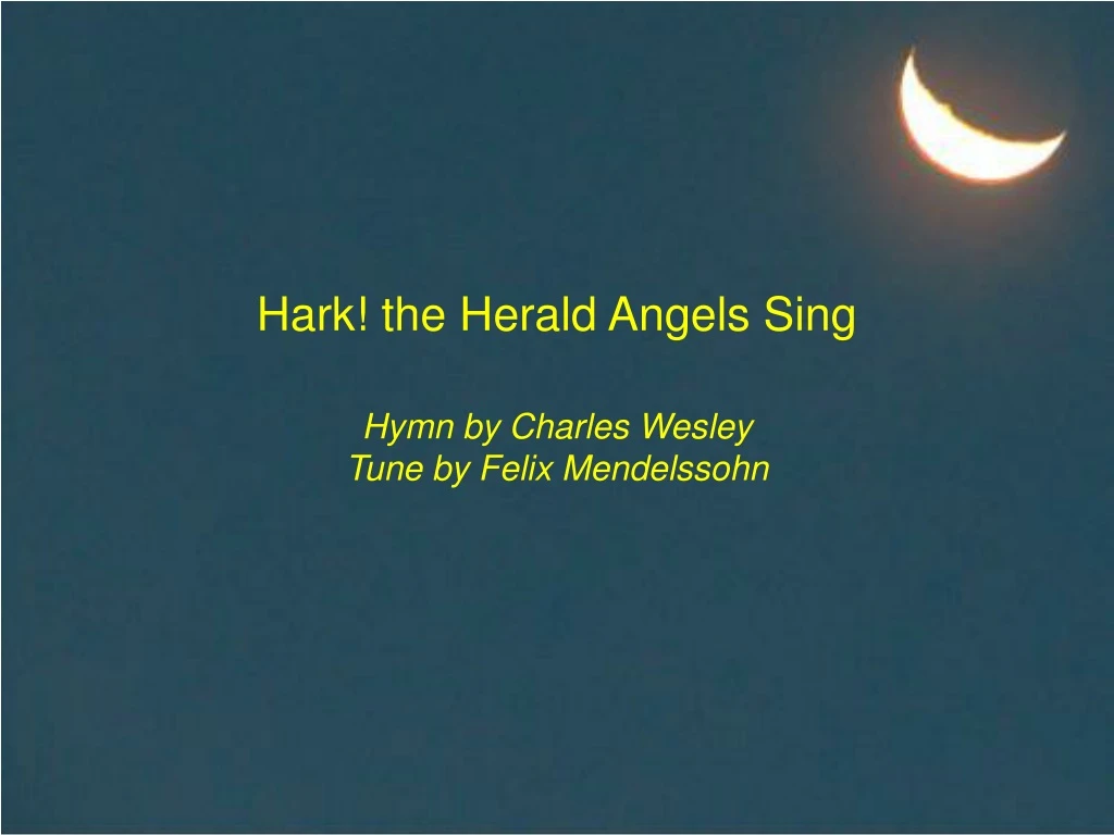 hark the herald angels sing