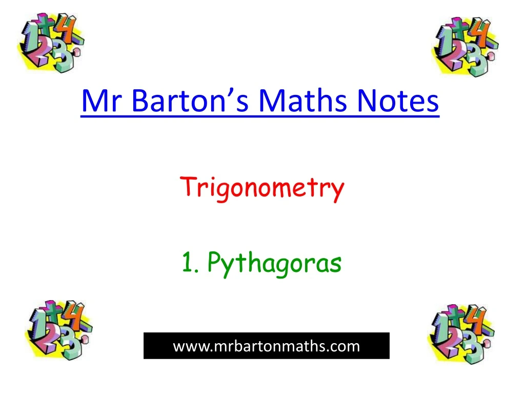 mr barton s maths notes