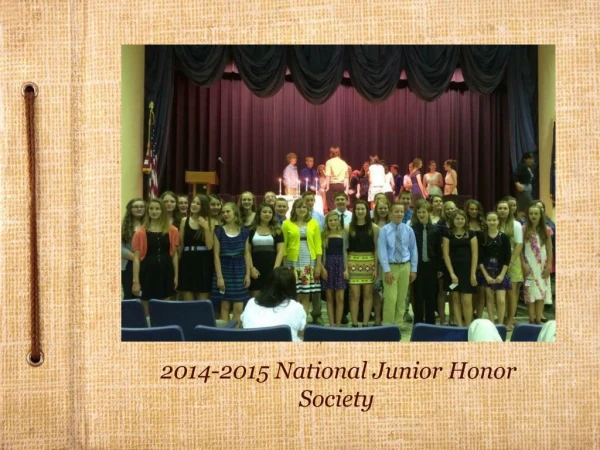 2014-2015 National Junior Honor Society