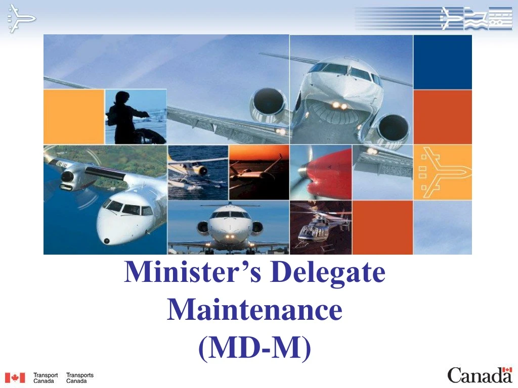 minister s delegate maintenance md m