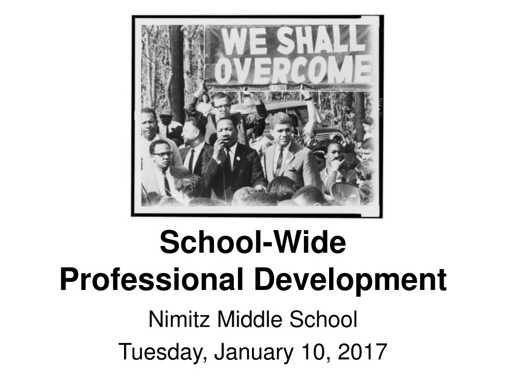 school wide professional development