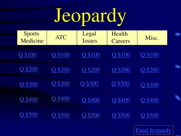 Jeopardy