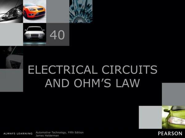 ELECTRICAL CIRCUITS AND OHM’S LAW