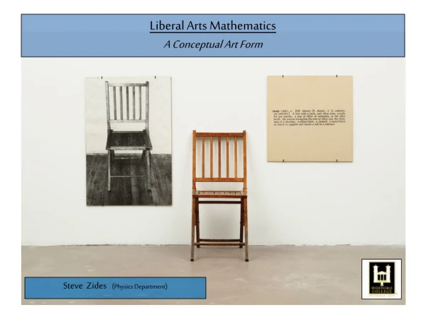 Liberal Arts Mathematics A Conceptual Art Form