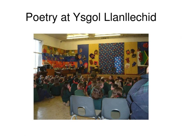 Poetry at Ysgol Llanllechid