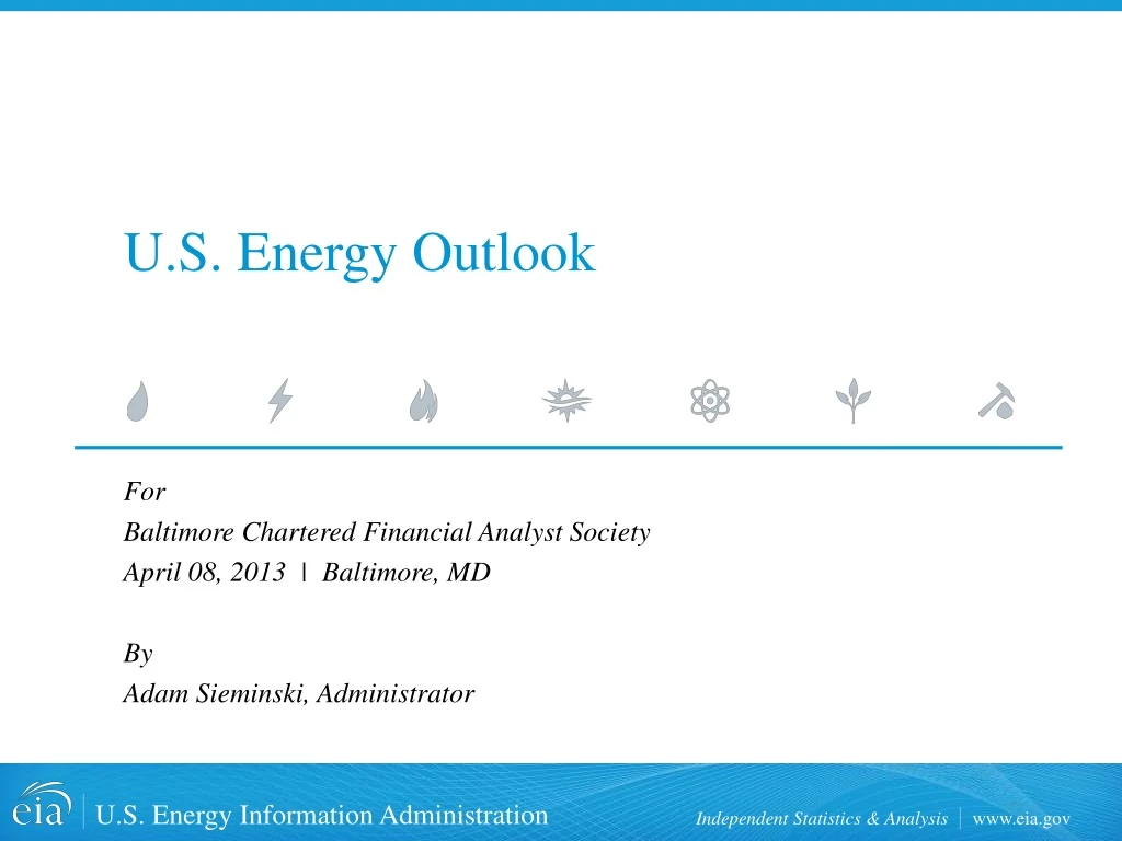 u s energy outlook