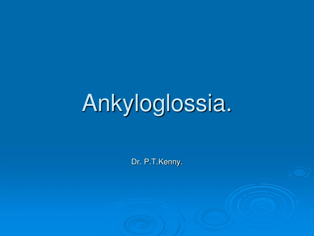 ankyloglossia