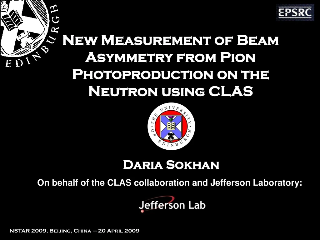 new measurement of beam asymmetry from pion