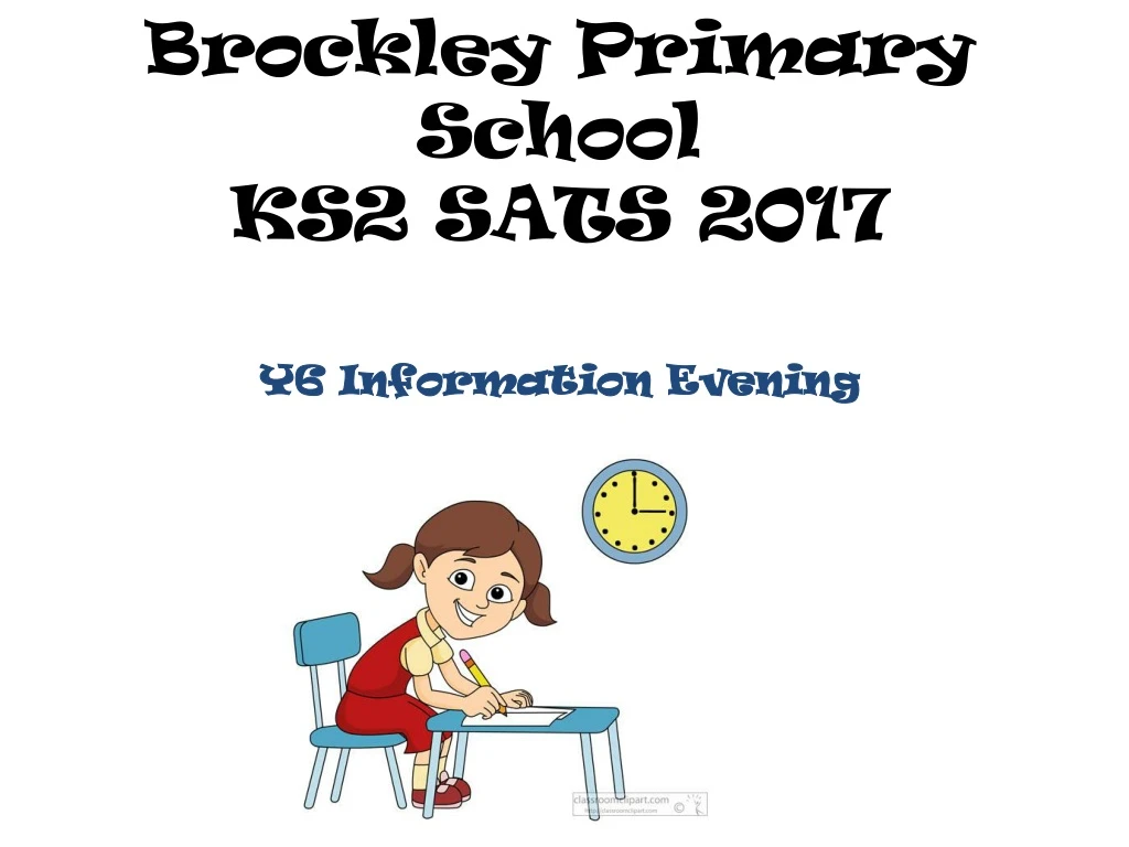 brockley primary school ks2 sats 2017