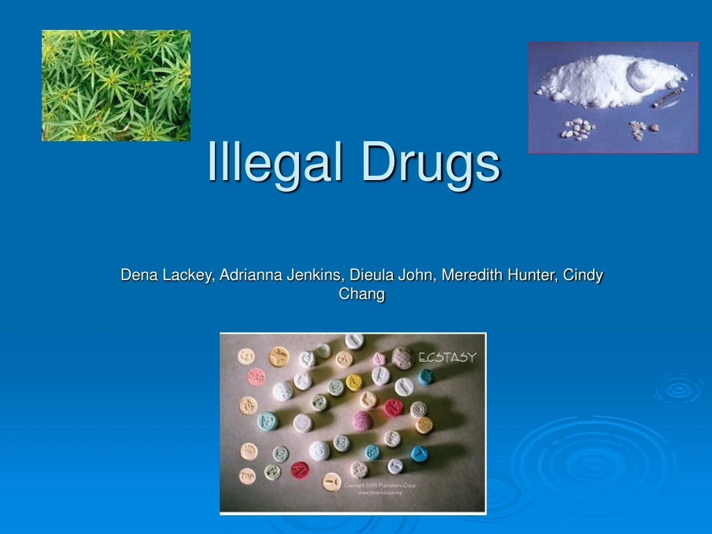 illegal drugs powerpoint presentation