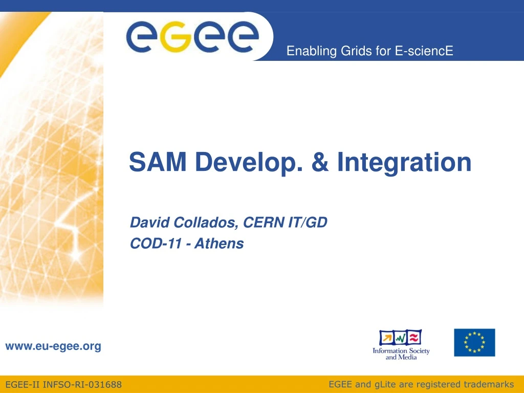 sam develop integration