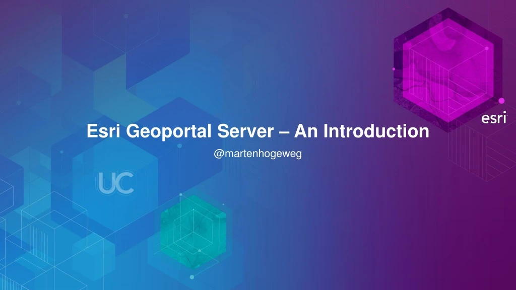 esri geoportal server an introduction