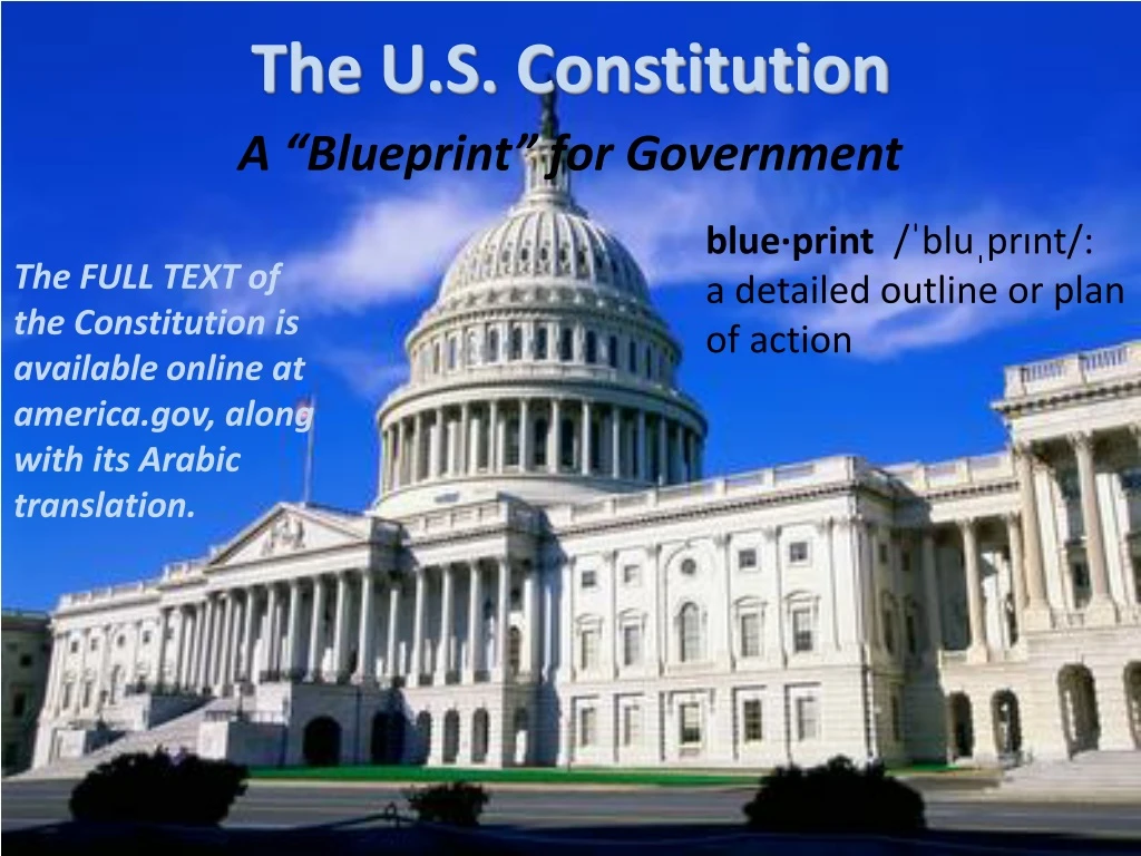 the u s constitution