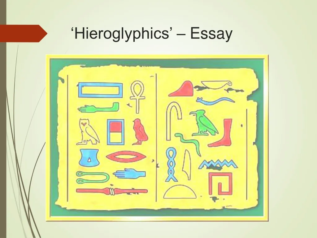 hieroglyphics essay
