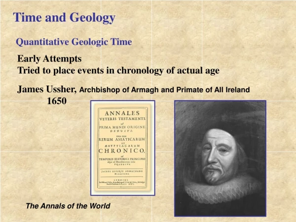 Time and Geology