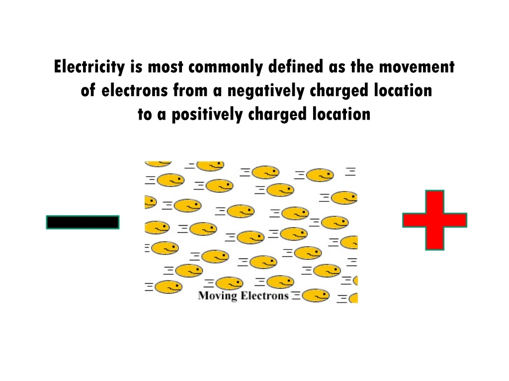 electricity is most commonly defined