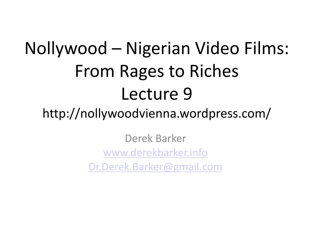 nollywood nigerian video films from rages