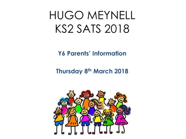 HUGO MEYNELL KS2 SATS 2018