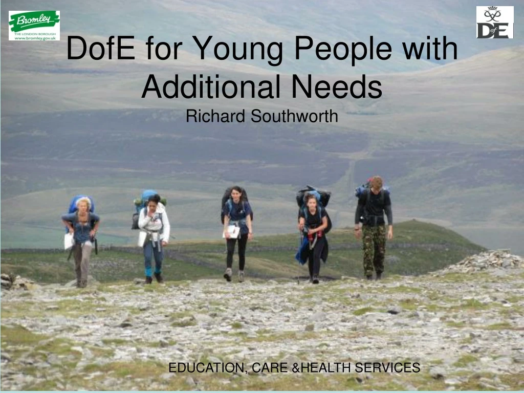 dofe for young people with additional needs richard southworth