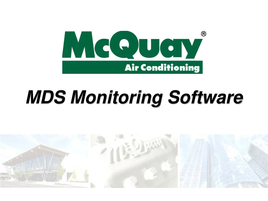 mds monitoring software