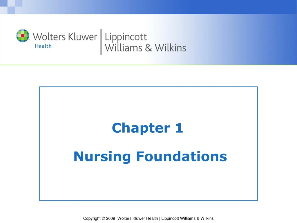 chapter 1 nursing foundations