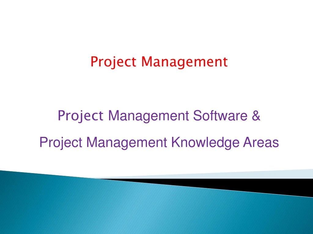 project management project management software project management knowledge areas