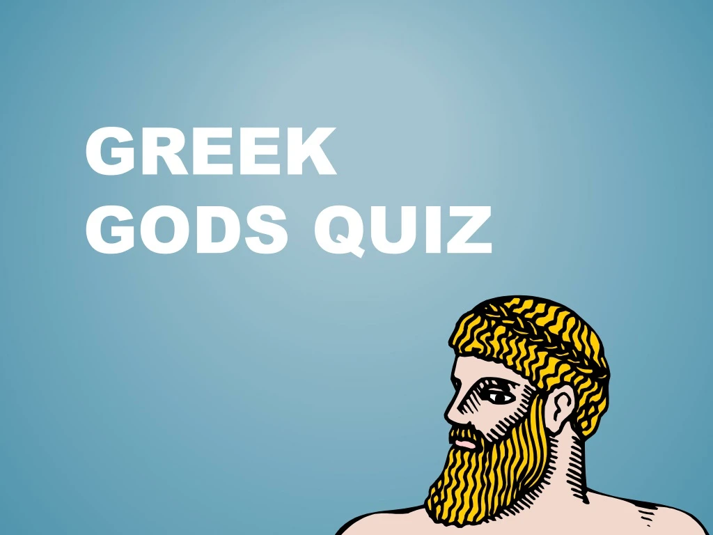 greek gods quiz