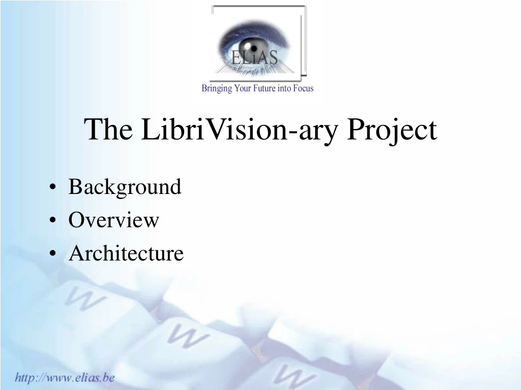 the librivision ary project