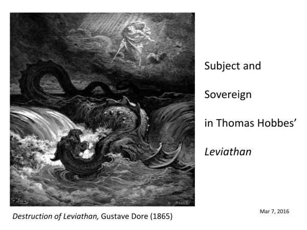 Destruction of Leviathan, Gustave Dore (1865)