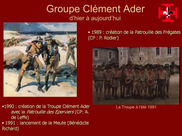 Groupe Cl ment Ader d hier aujourd hui